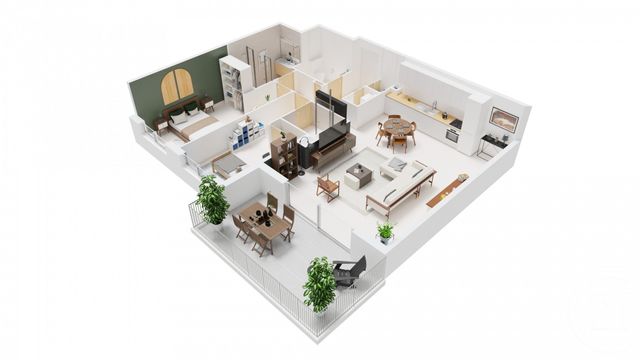 Afficher la photo en grand Appartement F3 à vendre - 3 pièces - 81.0 m2 - MANDELIEU LA NAPOULE - 06 - PROVENCE-ALPES-COTE-D-AZUR - Century 21 Marina Immobilier
